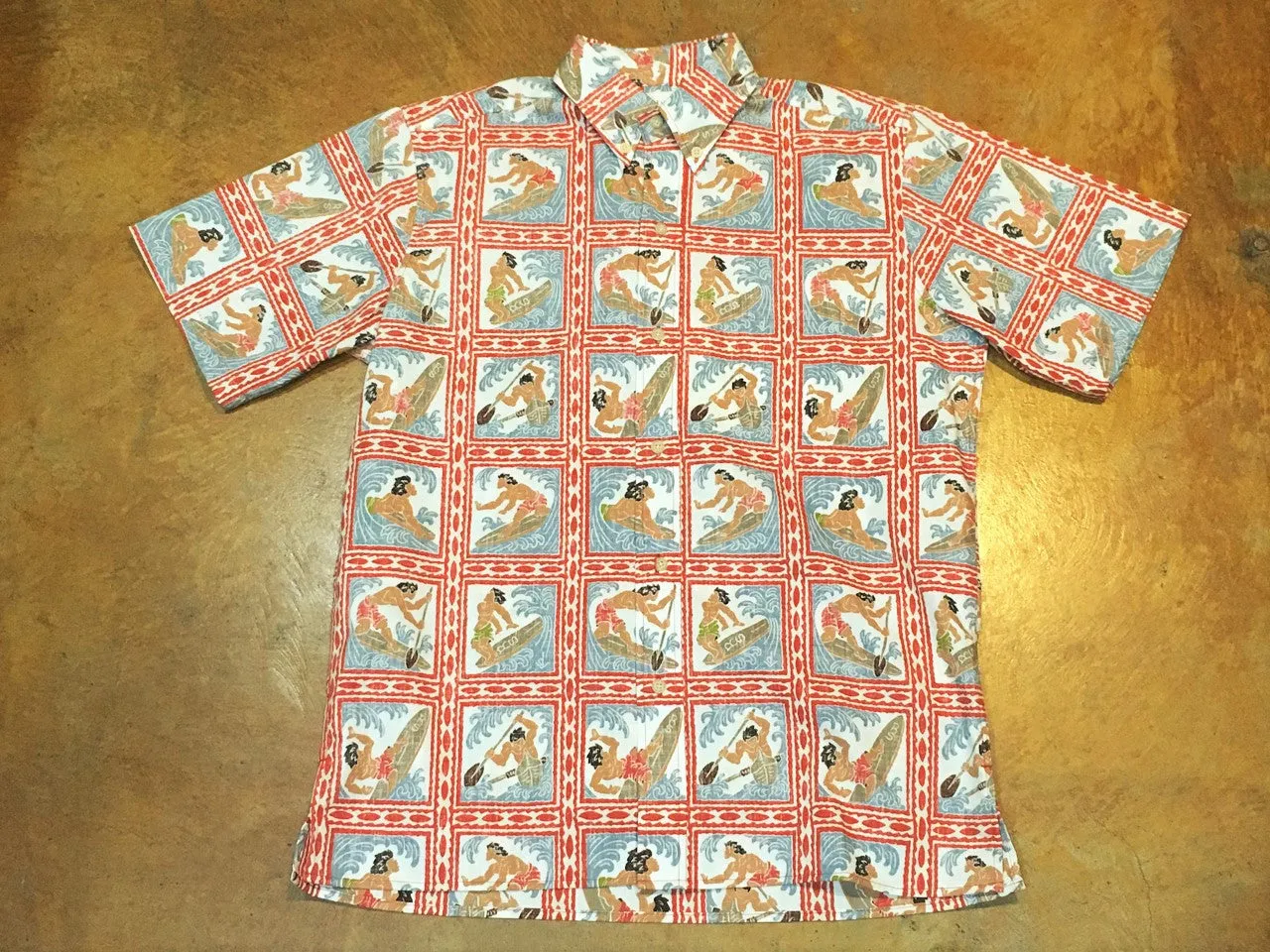 1001251793 Reyn Spooner Water Sports Placket Shirt