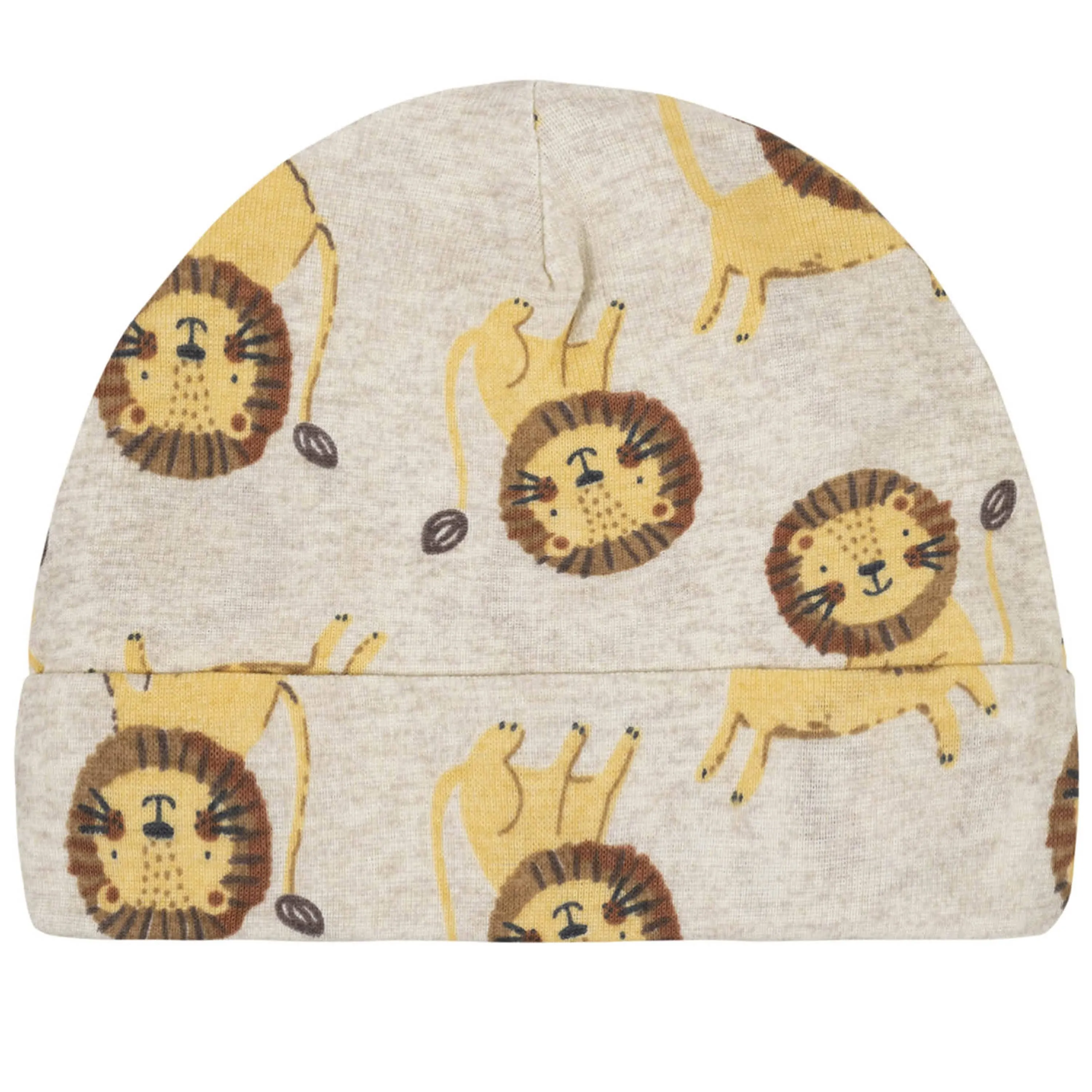 3-Pack Baby Boys Lion Caps