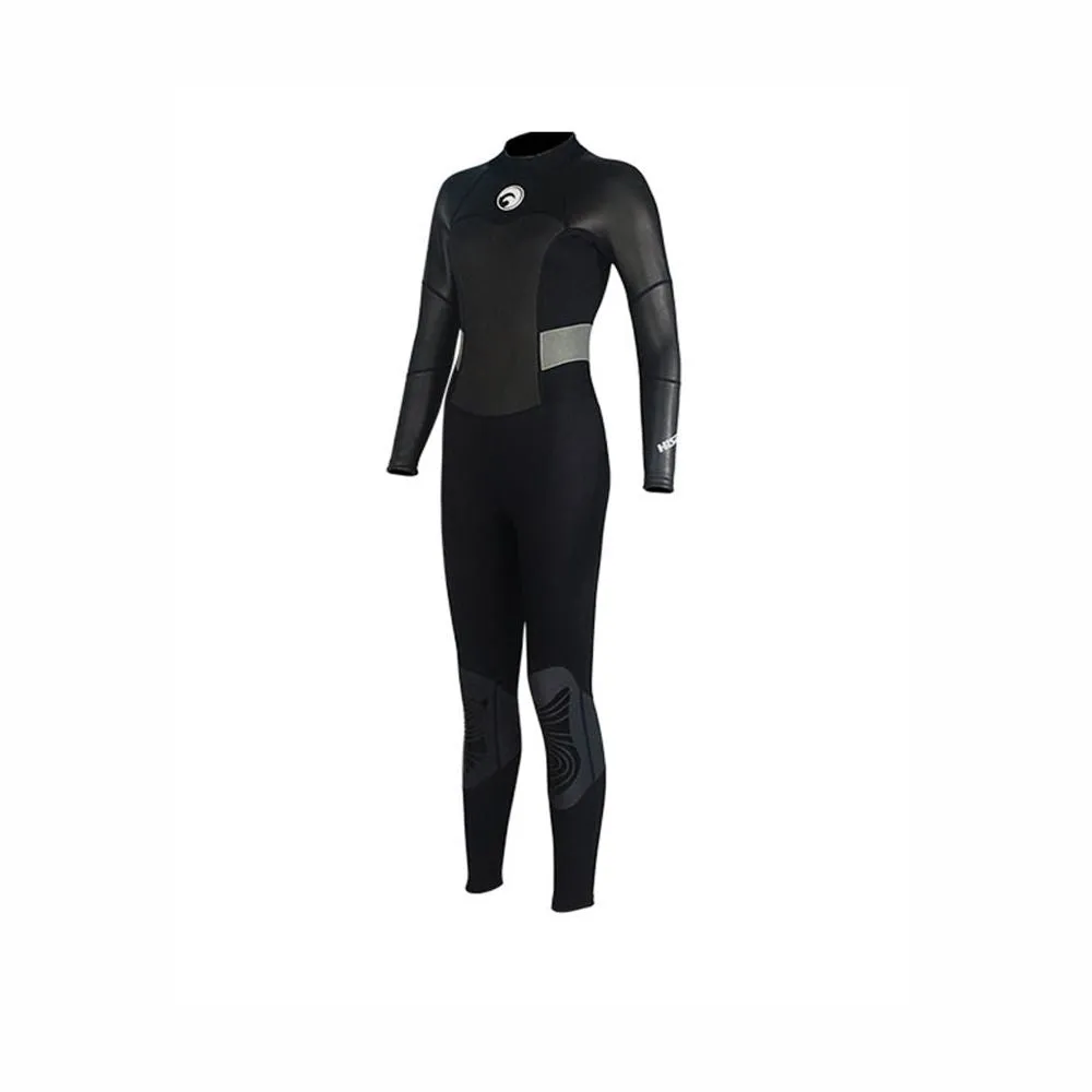 All Over Black Full Length Scuba Swimsuit ,1.5mm Neoprene Swimwear for water adventures for Adults
