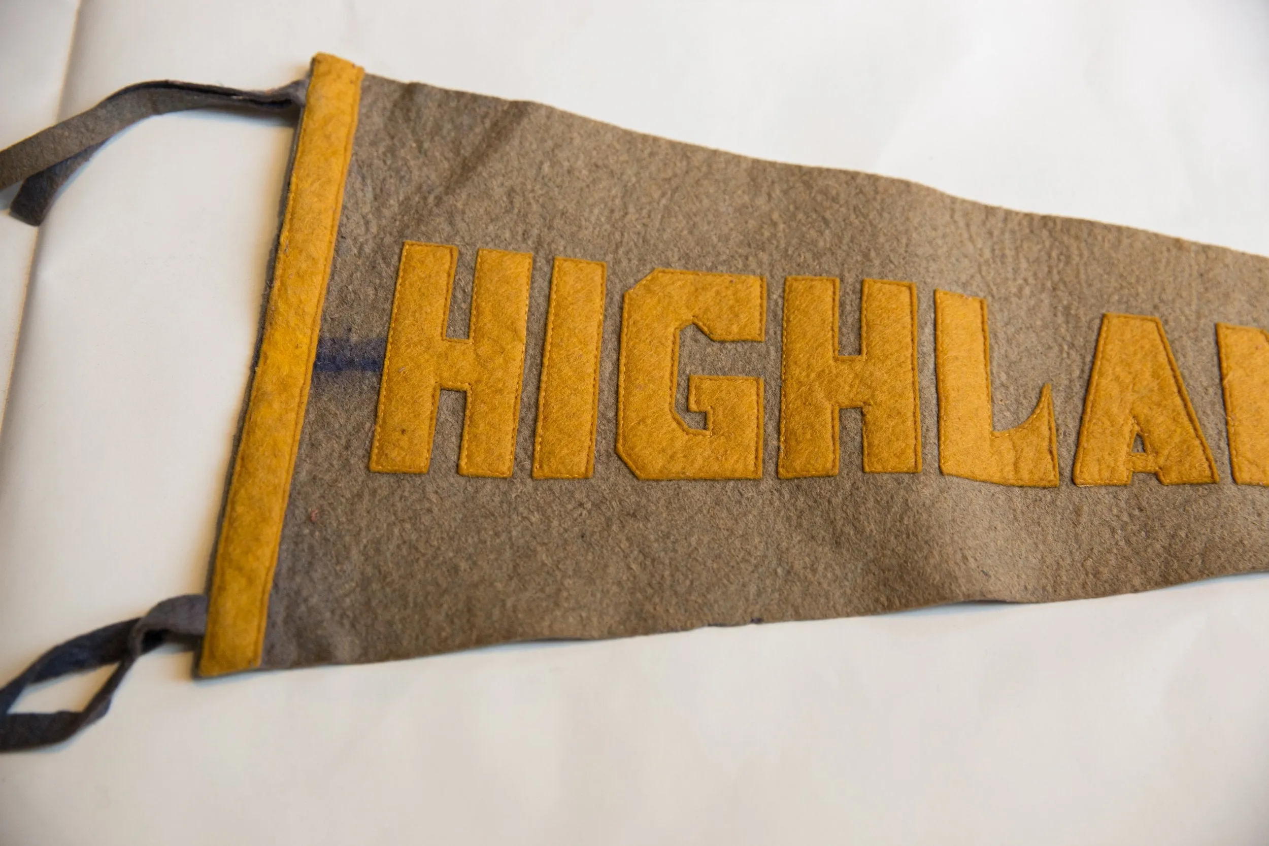 Antique Highland NY Felt Flag