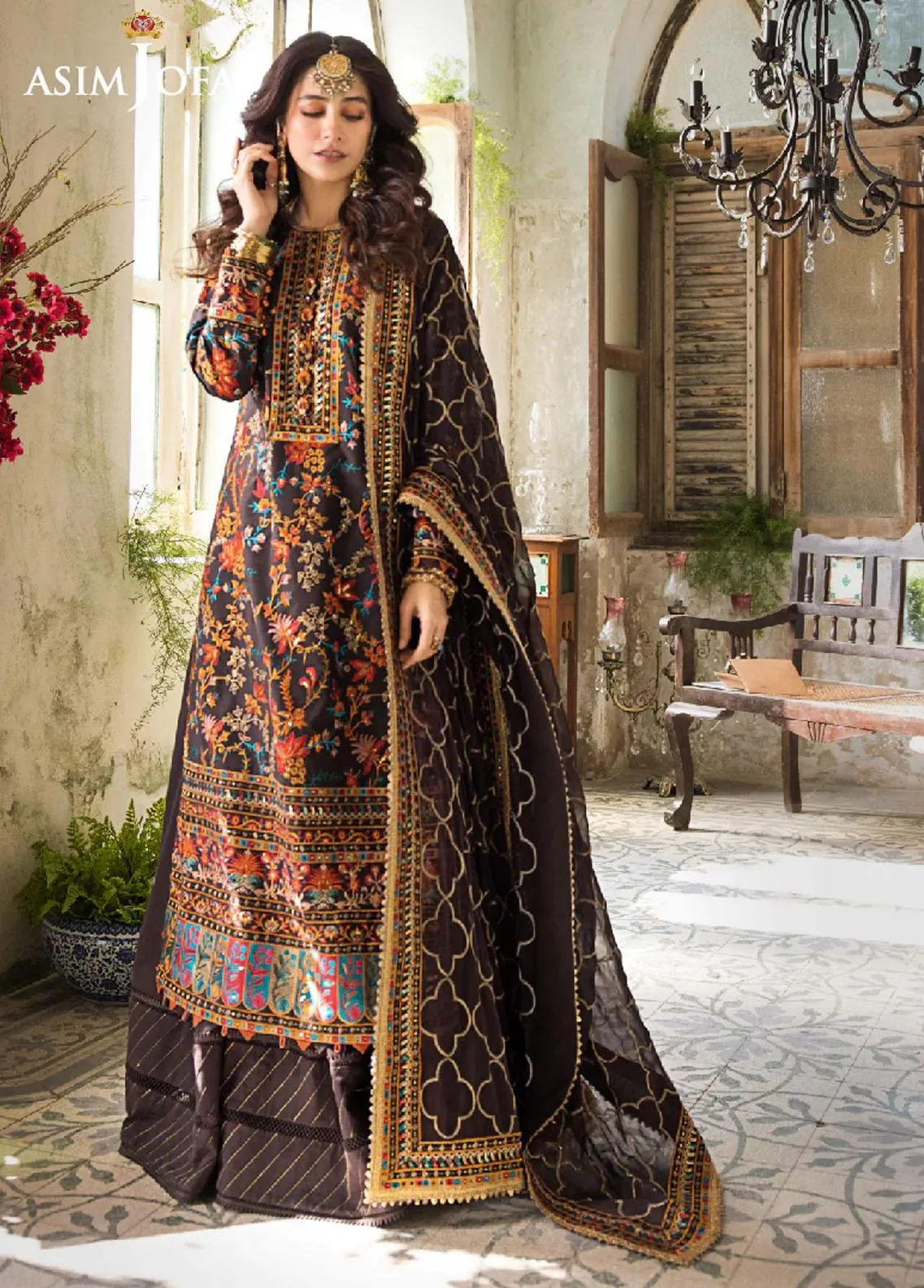 Asim Jofa | Luxury Lawn 2023 | AJLR-01
