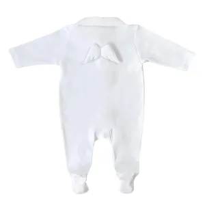 Baby Gi White Angel Wings Babygrow
