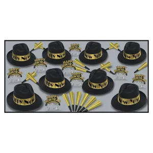 Beistle Gold Swing New Year Assortment (for 50 people) - Party Supply Decoration for New Years
