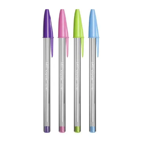 BIC - Packet of 10 Cristal Ballpoint Pens - Fun
