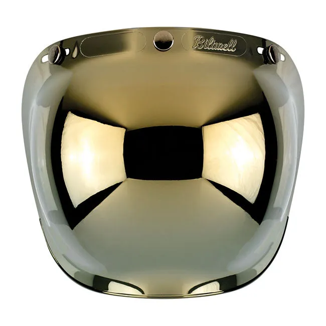 Biltwell Anti Fog Bubble Visor  - Gold