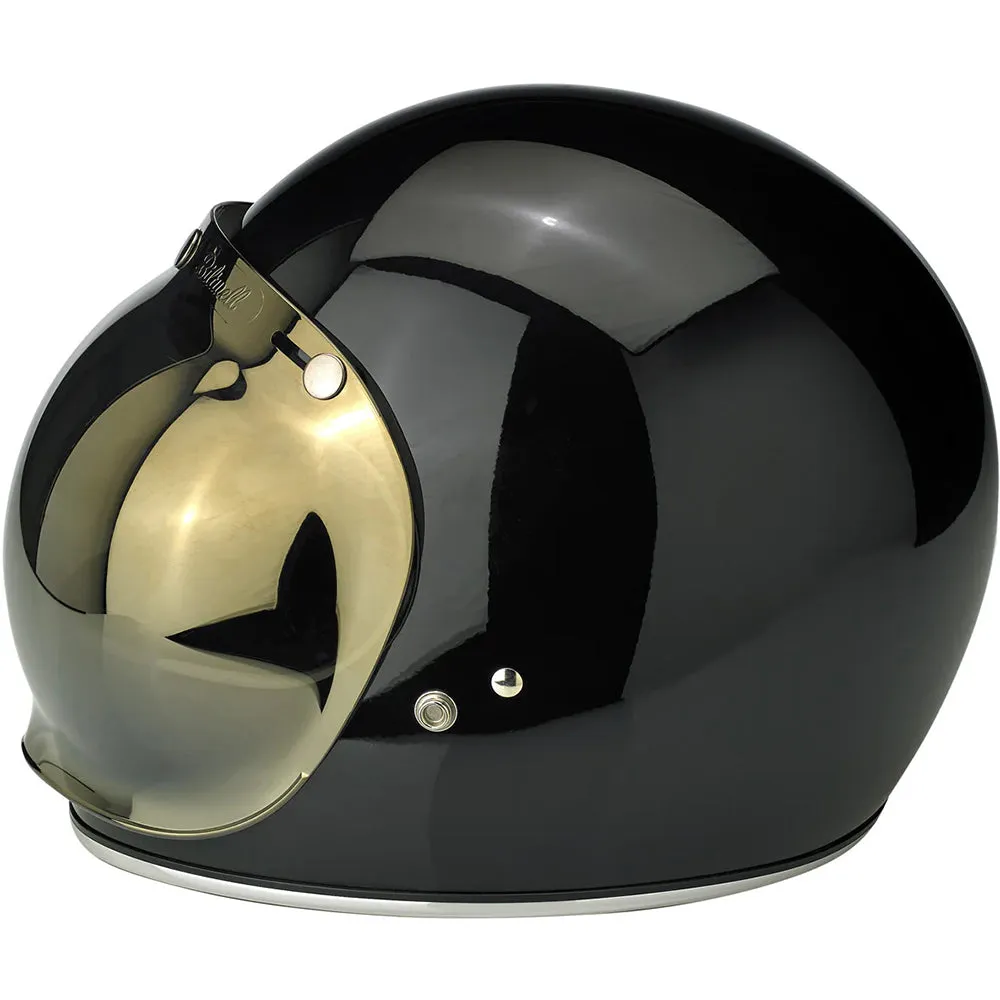 BILTWELL GRINGO/UNIVERSAL BUBBLE VISOR ANTIFOG [GOLD MIRROR]