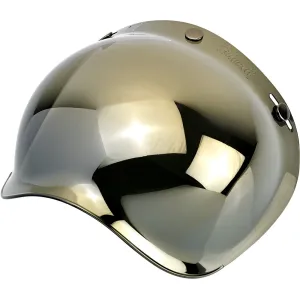 BILTWELL GRINGO/UNIVERSAL BUBBLE VISOR ANTIFOG [GOLD MIRROR]