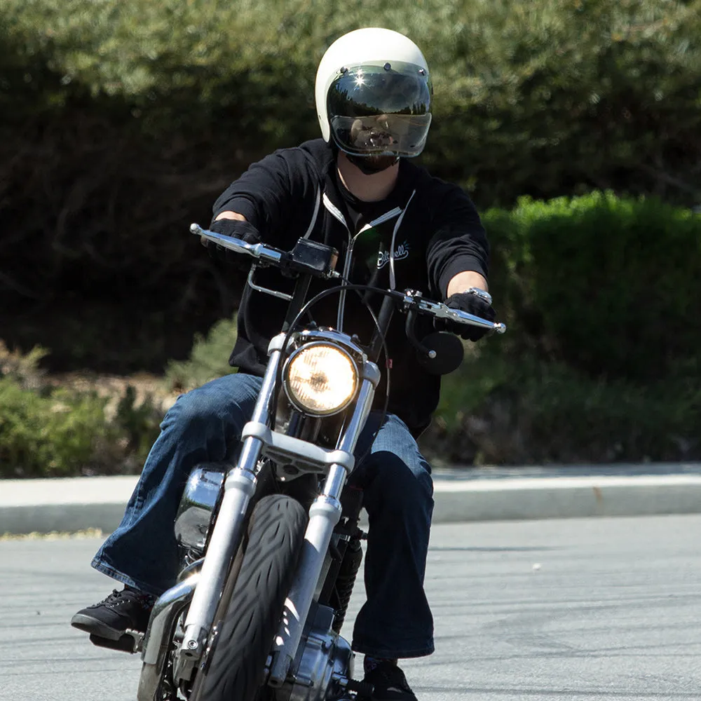 BILTWELL GRINGO/UNIVERSAL BUBBLE VISOR ANTIFOG [GOLD MIRROR]