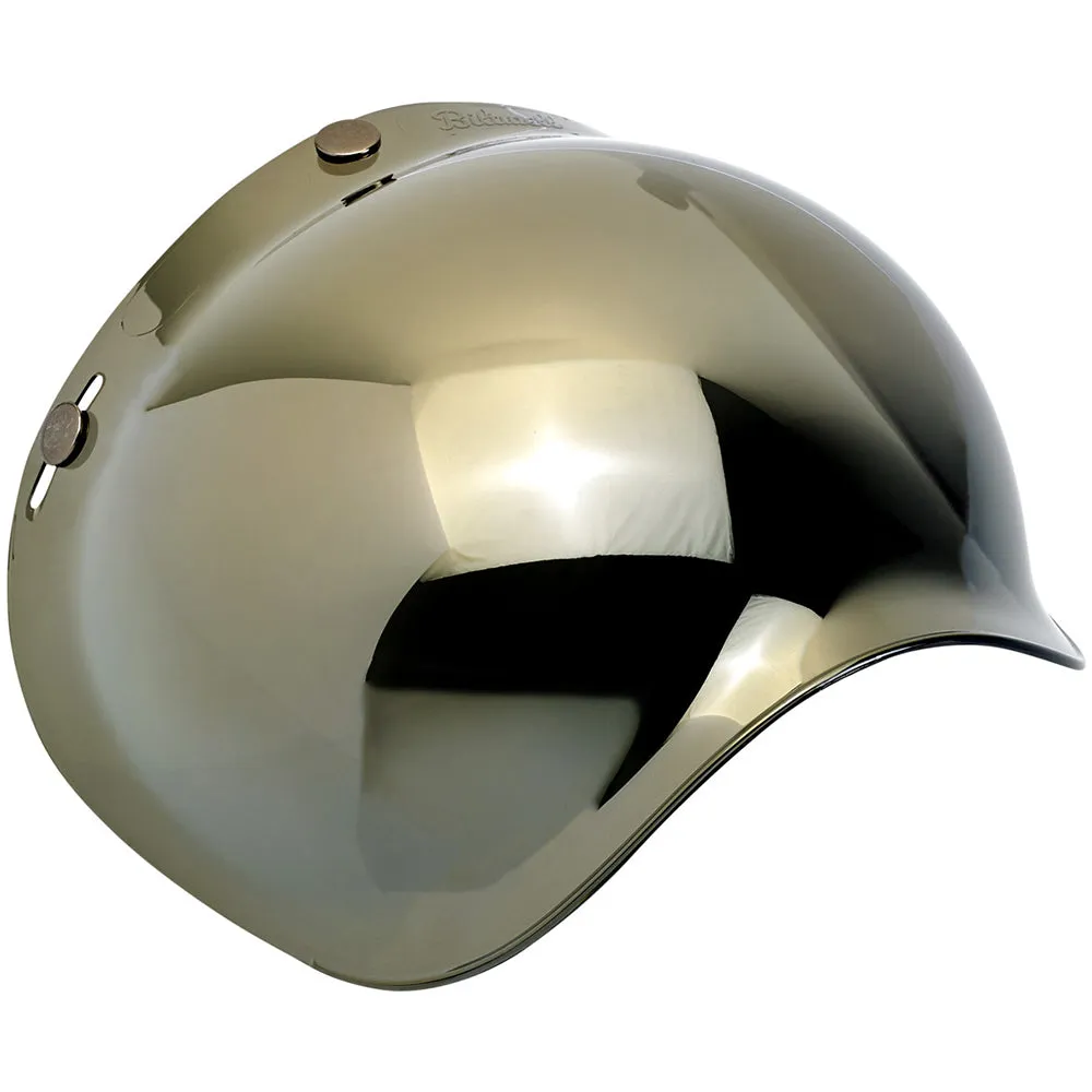 BILTWELL GRINGO/UNIVERSAL BUBBLE VISOR ANTIFOG [GOLD MIRROR]