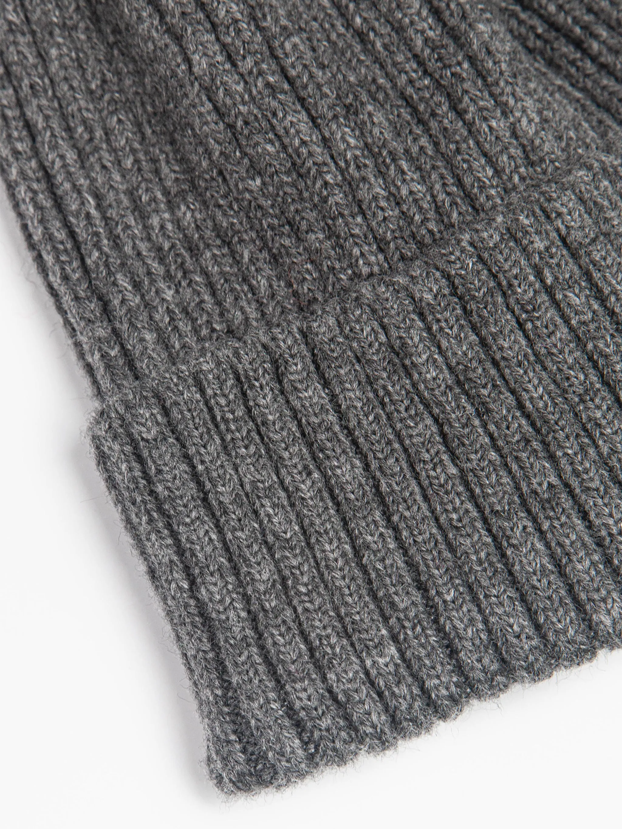 Bonnie Pom Pom Hat - Dark Grey, Gold Star