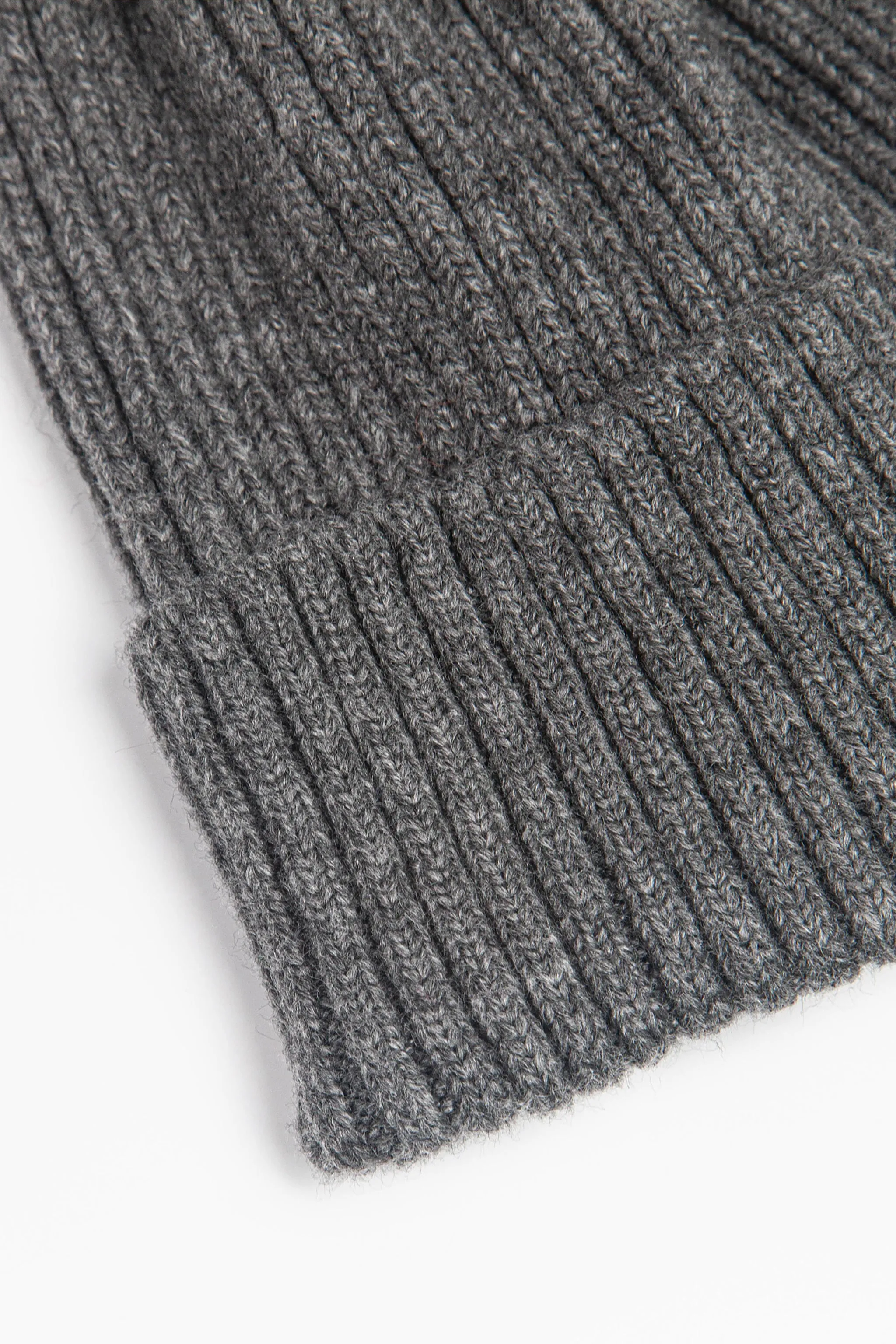 Bonnie Pom Pom Hat - Dark Grey, Gold Star
