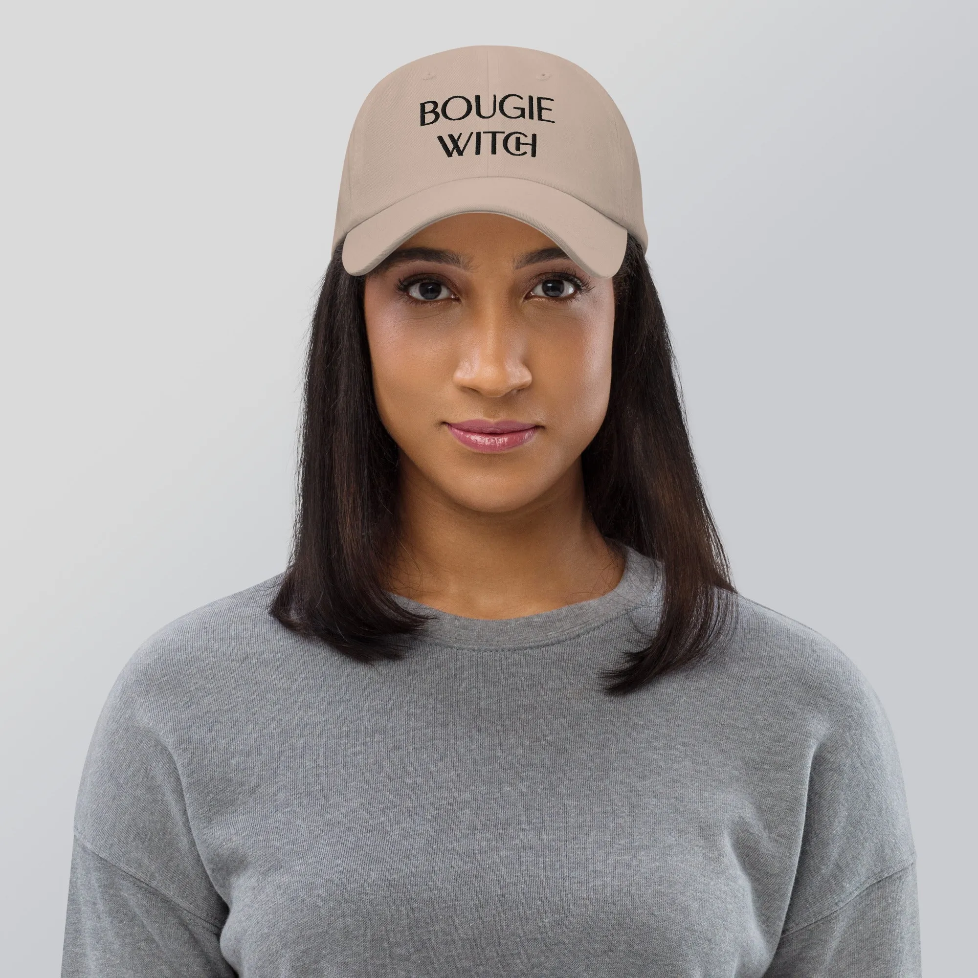 Bougie Witch Dad Hat (Black Stitch)