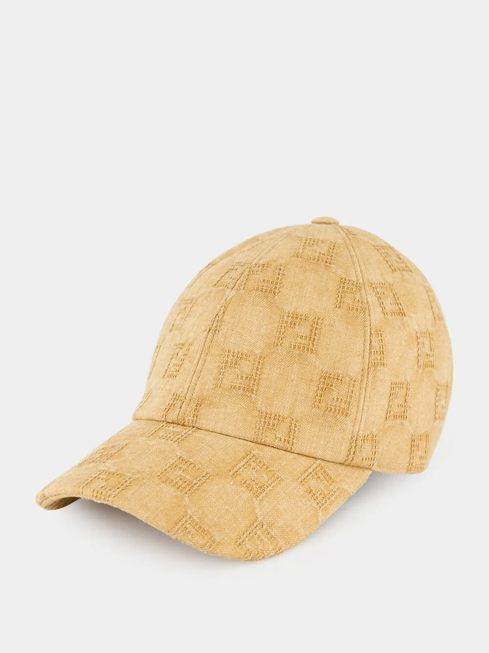 Brown FF Canvas Baseball Cap