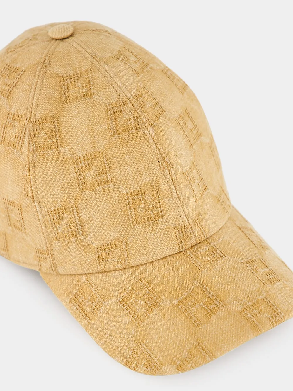 Brown FF Canvas Baseball Cap