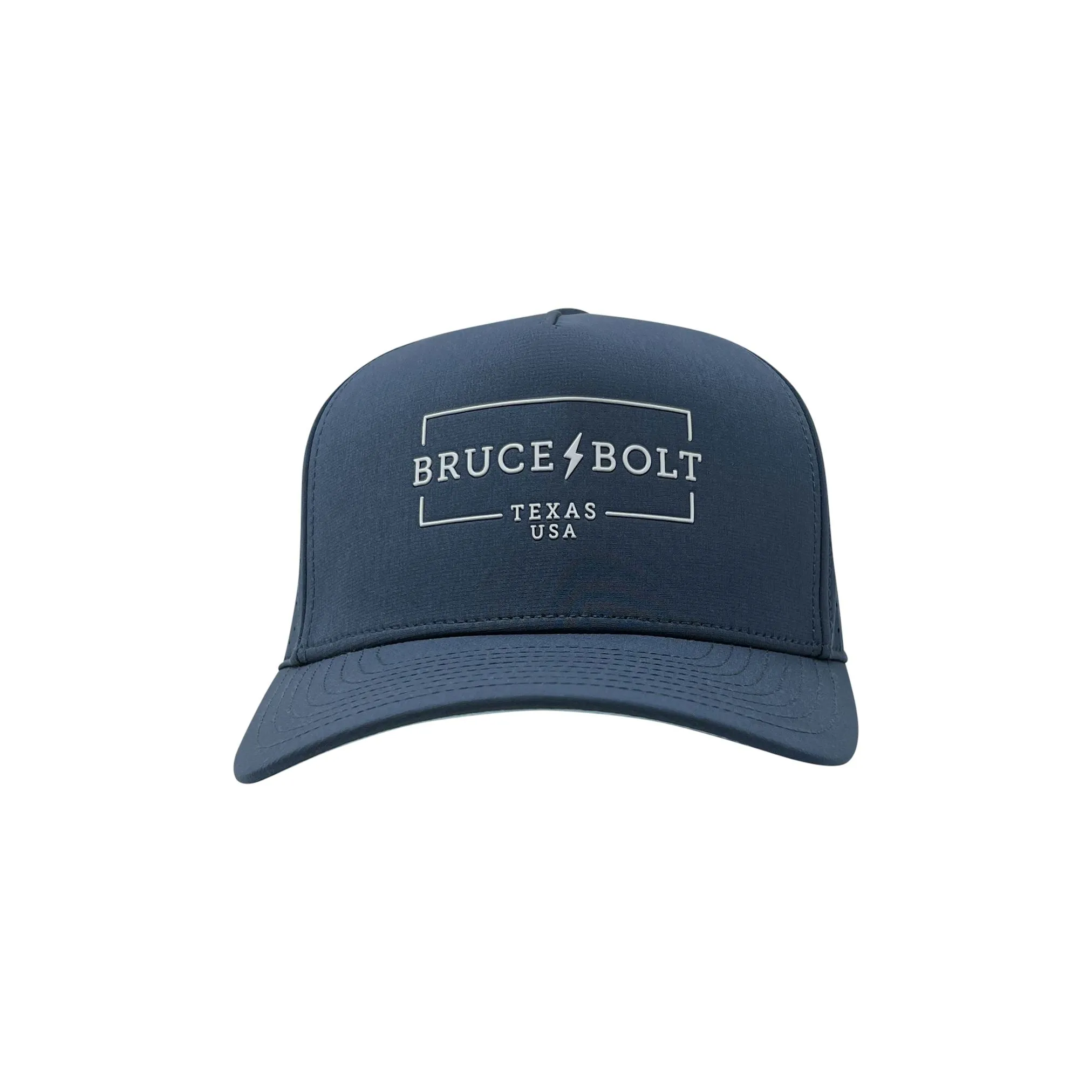 BRUCE BOLT Standard 5-Panel Snapback Hat - NAVY