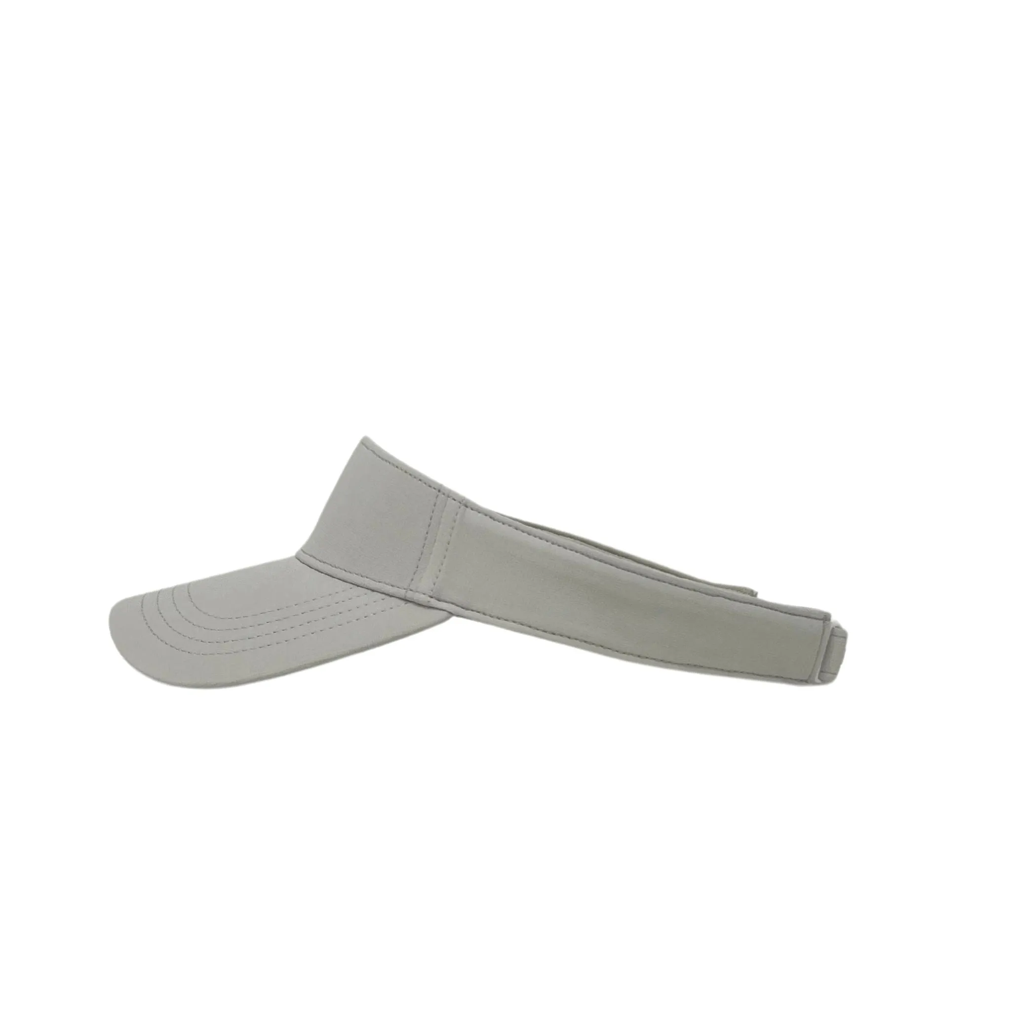 BRUCE BOLT Visor with Velcro Adjustment - GREY w/ WHITE BOLT