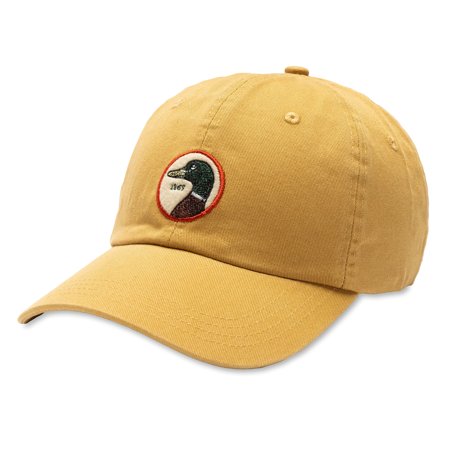 Circle Patch Twill Hat - Gold