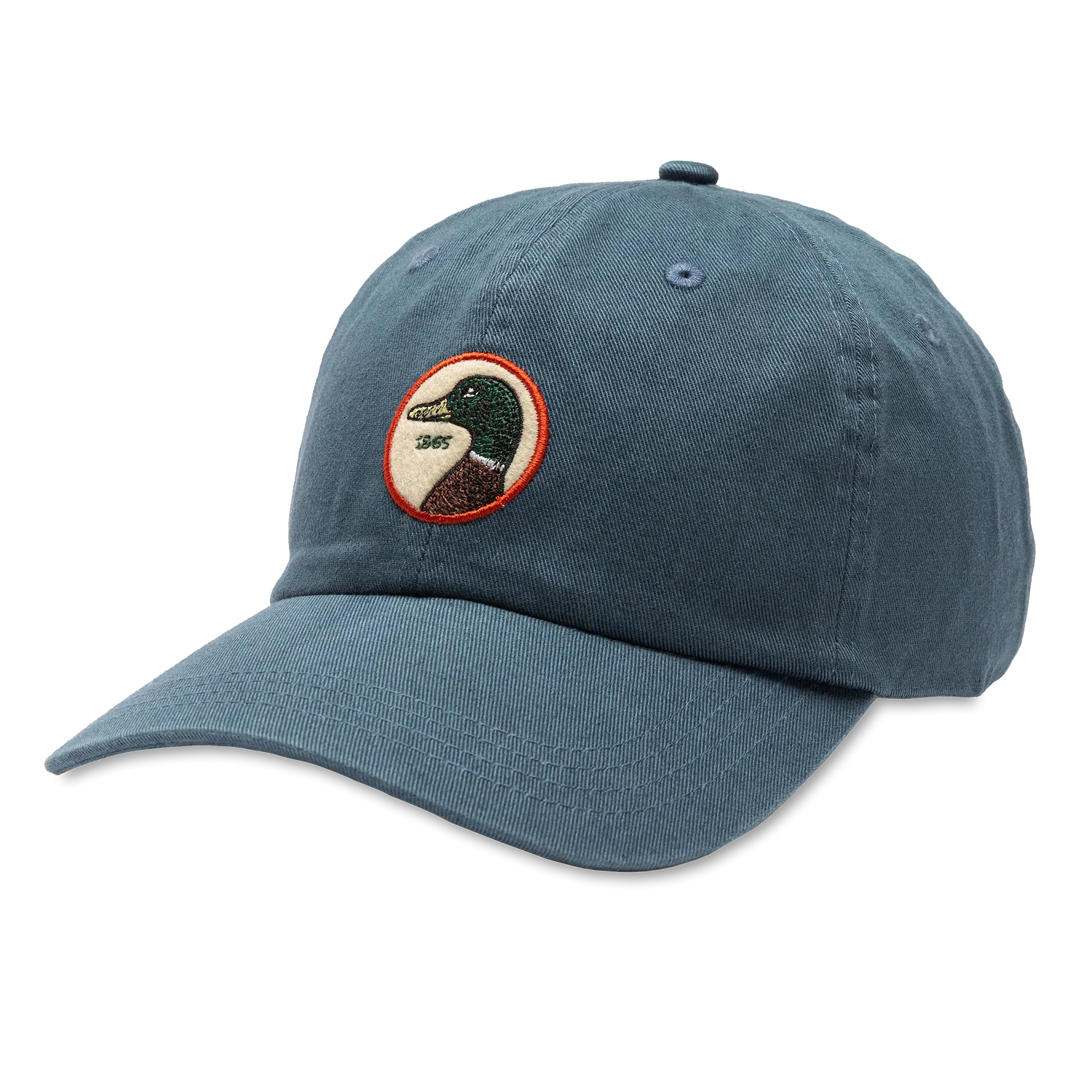 Circle Patch Twill Hat - Lake Blue