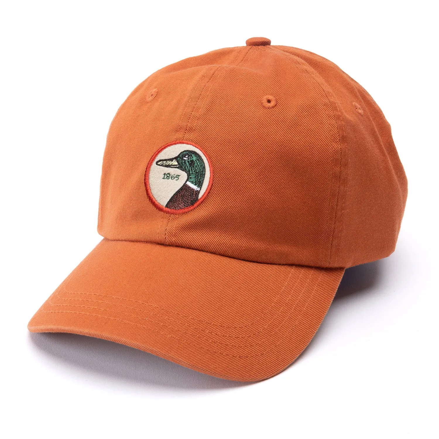 Circle Patch Twill Hat - Rust