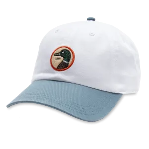 Circle Patch Twill Hat - White