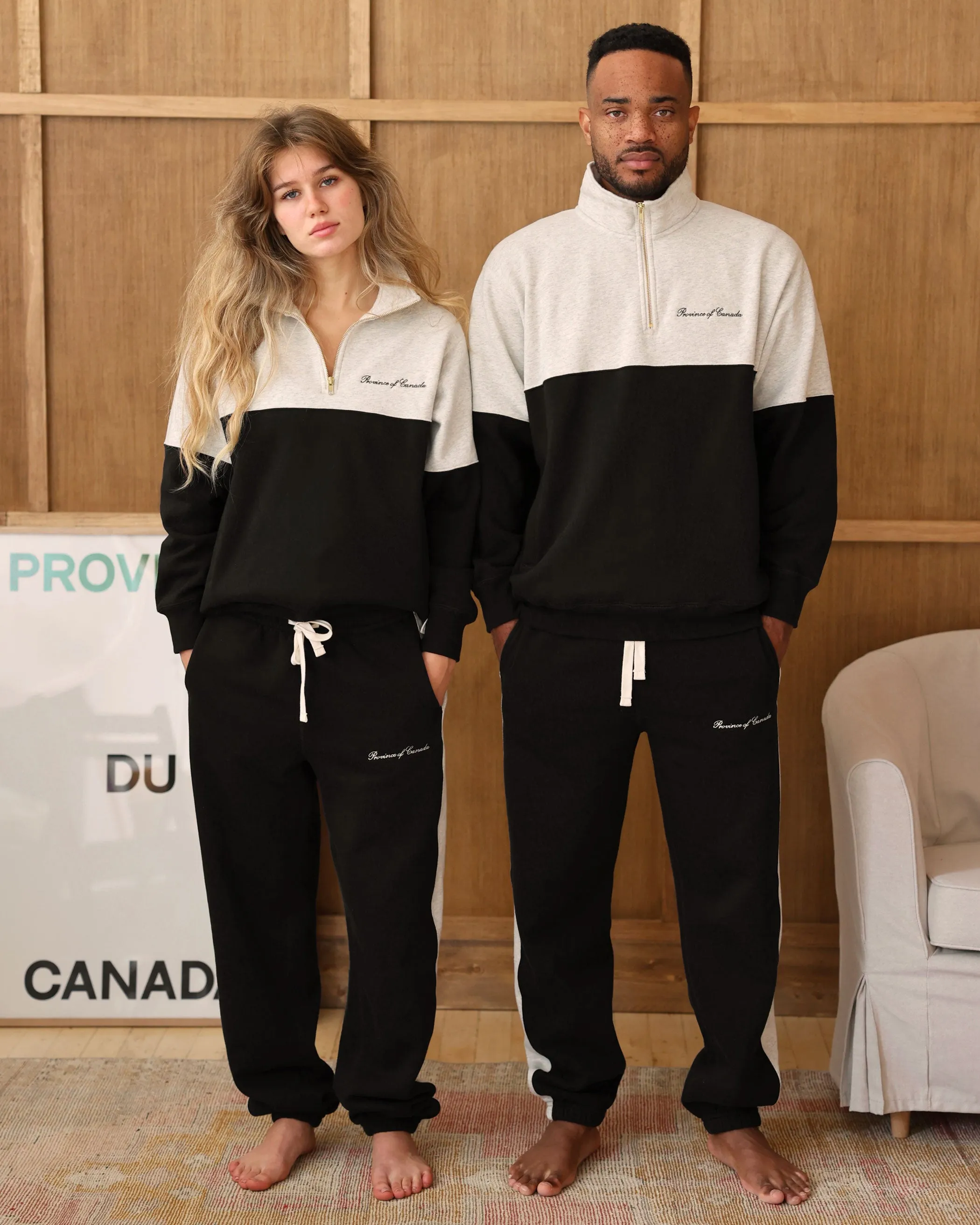 Club Fleece Half Zip Black - Unisex