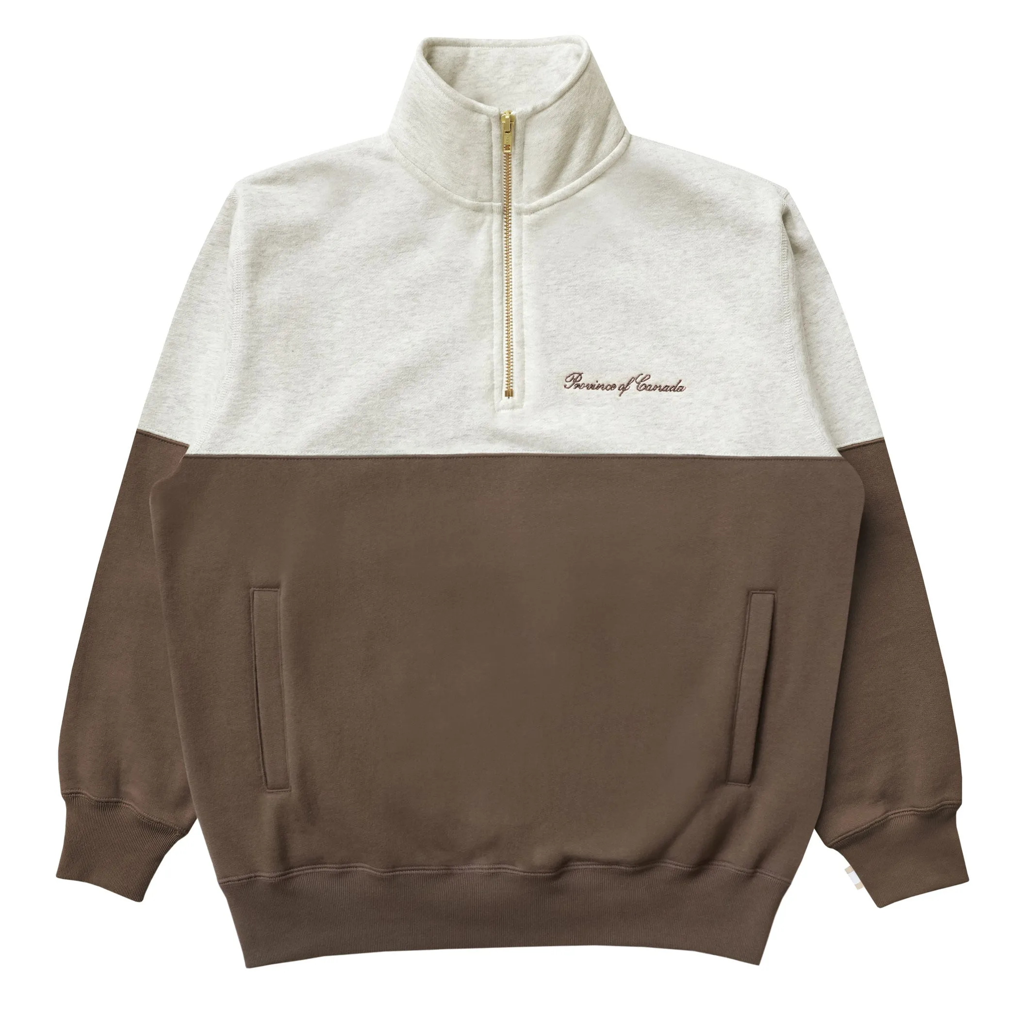 Club Fleece Half Zip Chestnut - Unisex