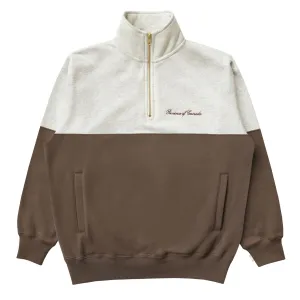 Club Fleece Half Zip Chestnut - Unisex