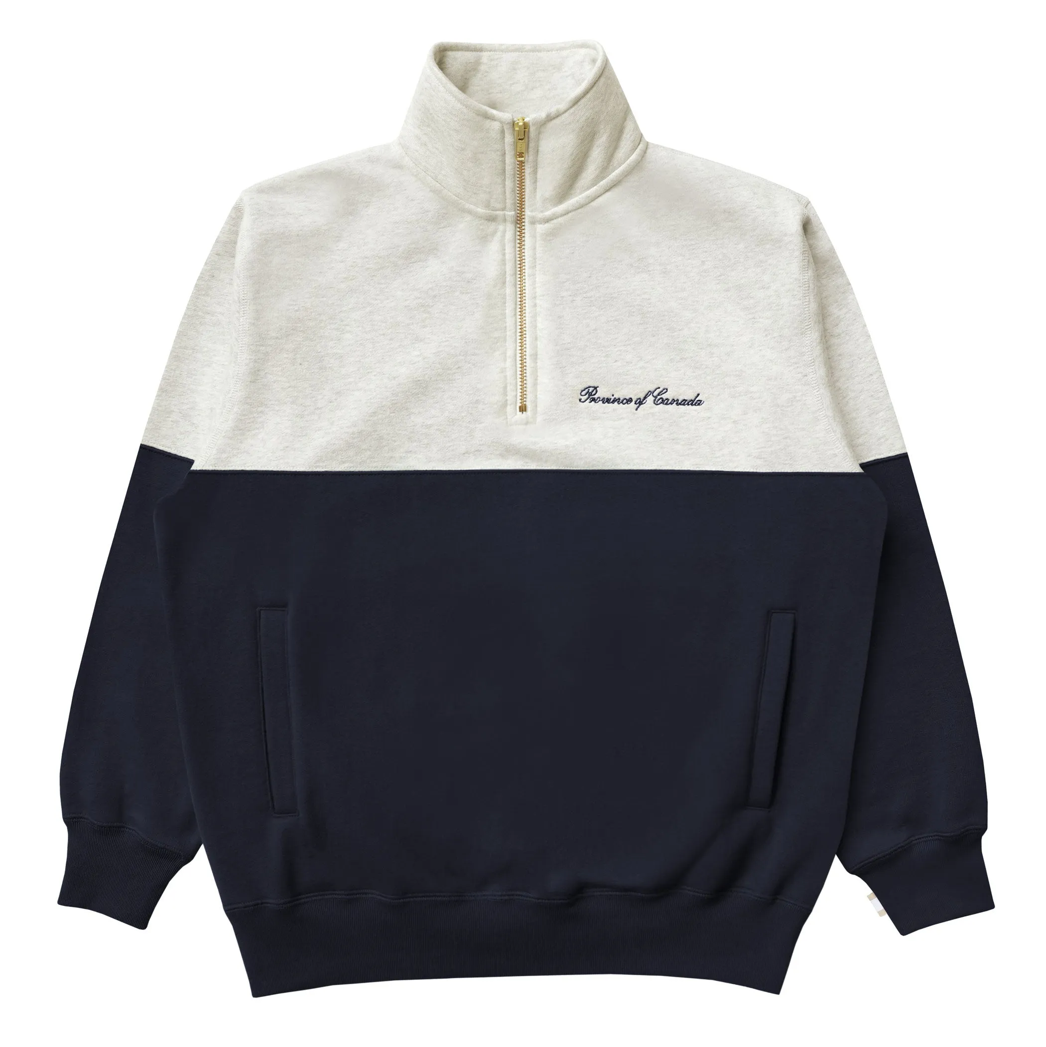 Club Fleece Half Zip Navy - Unisex