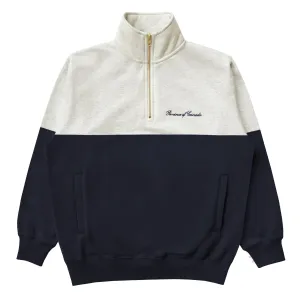 Club Fleece Half Zip Navy - Unisex