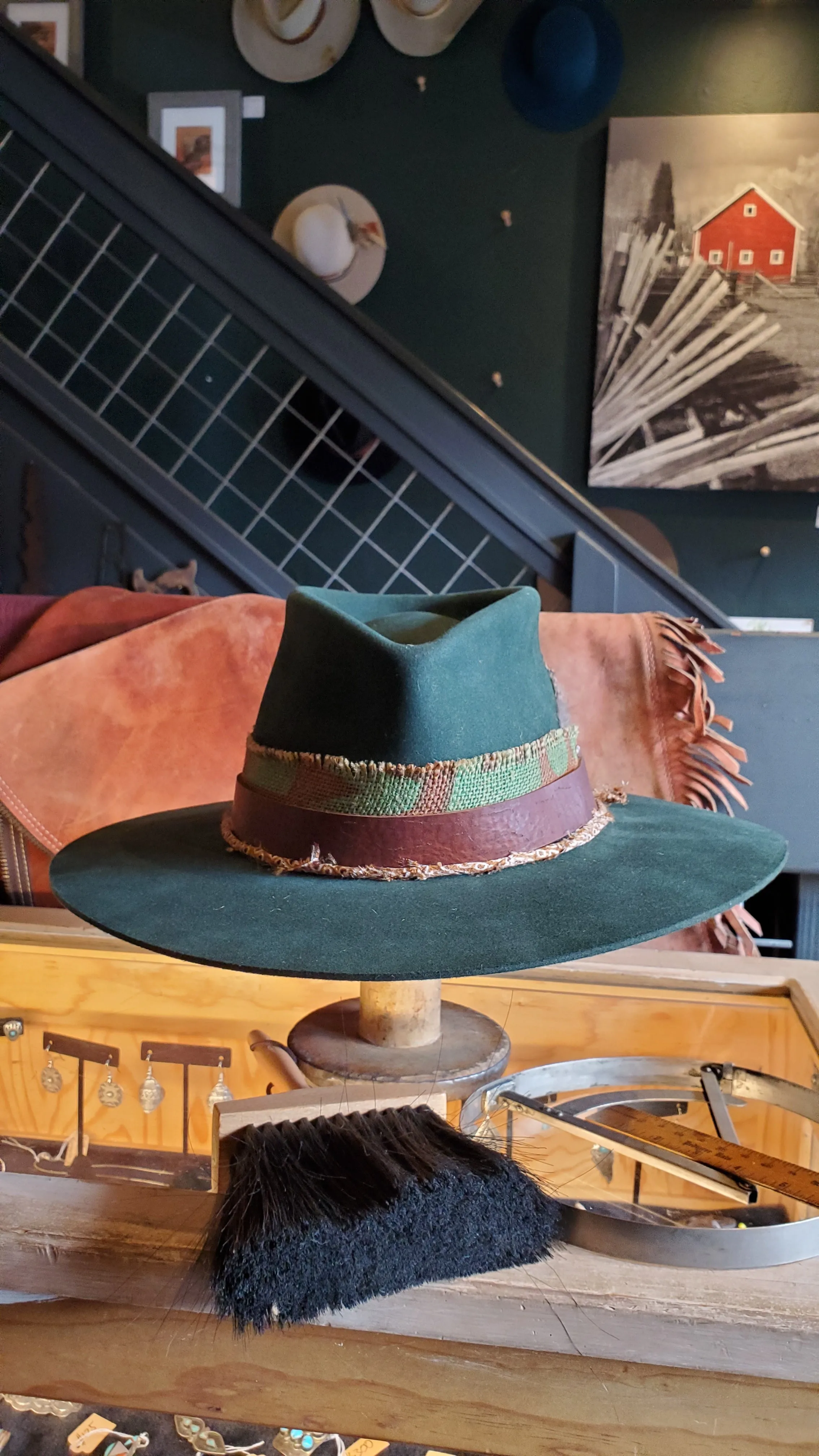 Custom hat #1079 size 7 5/8
