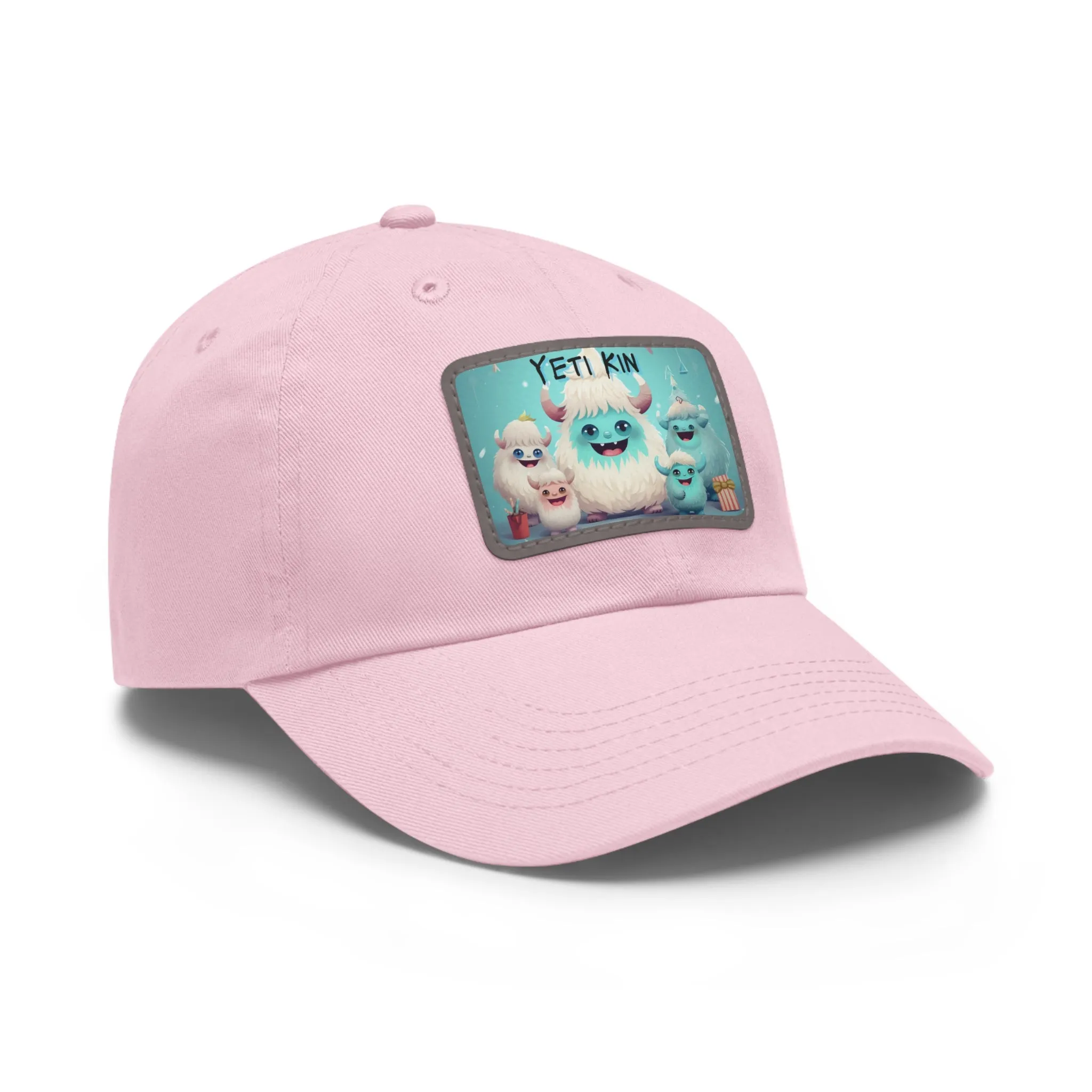 Dad Hat with Leather Patch (Rectangle) Yeti Kin 3