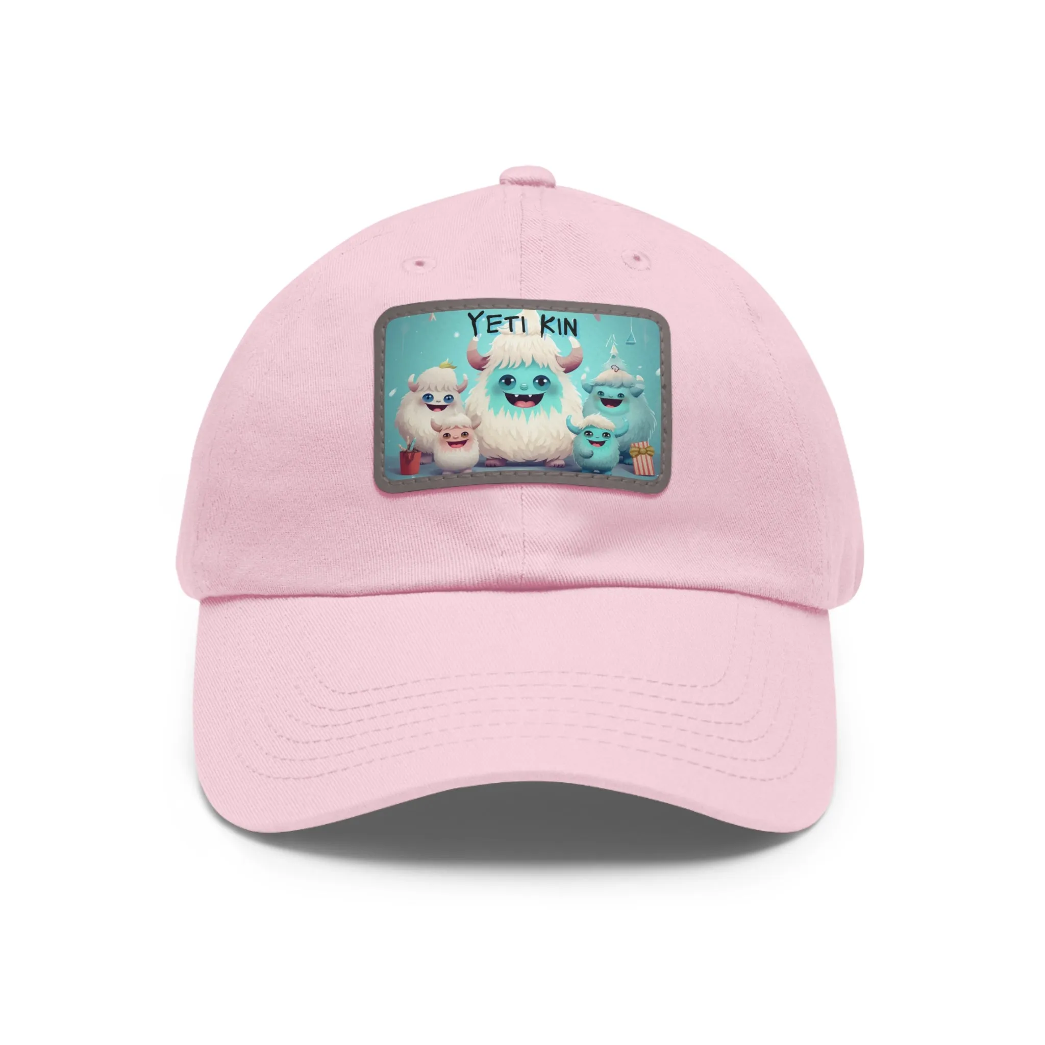 Dad Hat with Leather Patch (Rectangle) Yeti Kin 3