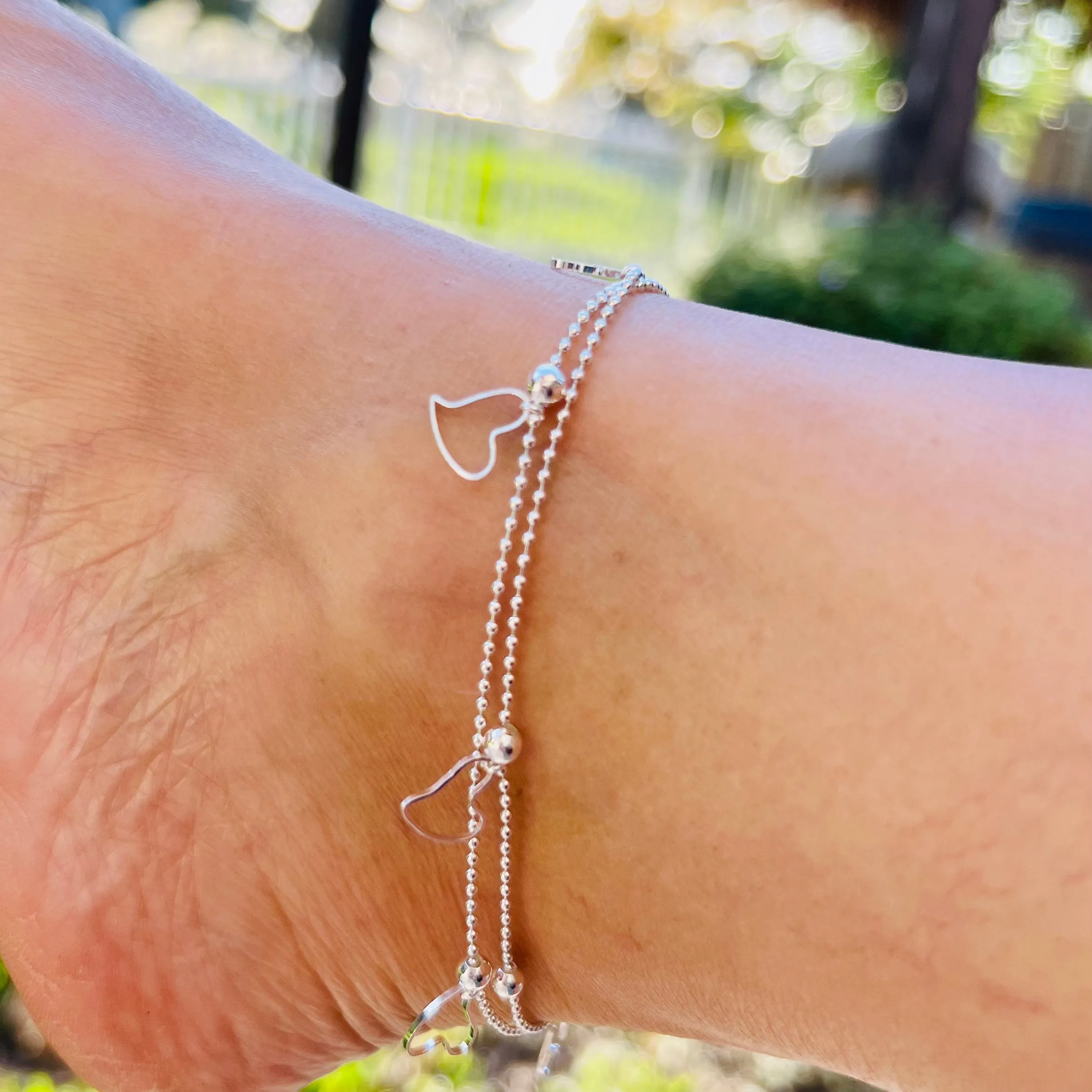 Dangling Hearts Anklet