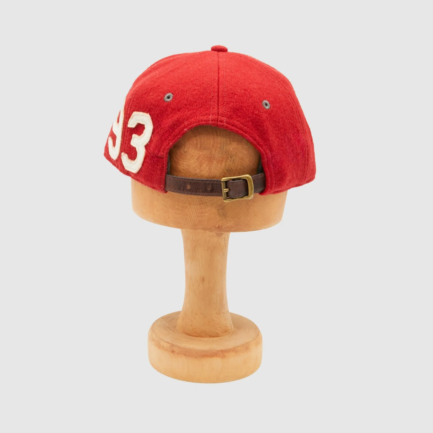 Double RL Checkerflag Wool-Blend Ball Cap