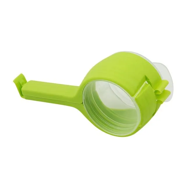 Easy Pour and Seal Food Storage Bag Sealing Clip