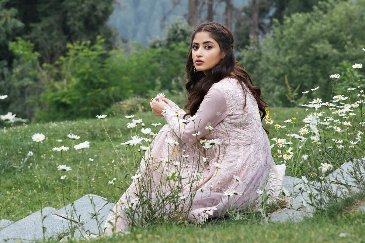 EB-08  DAISY | Qalamkar Rahi Luxury Festive Collection 2022 | Unstitched Embroidered Lawn Suits