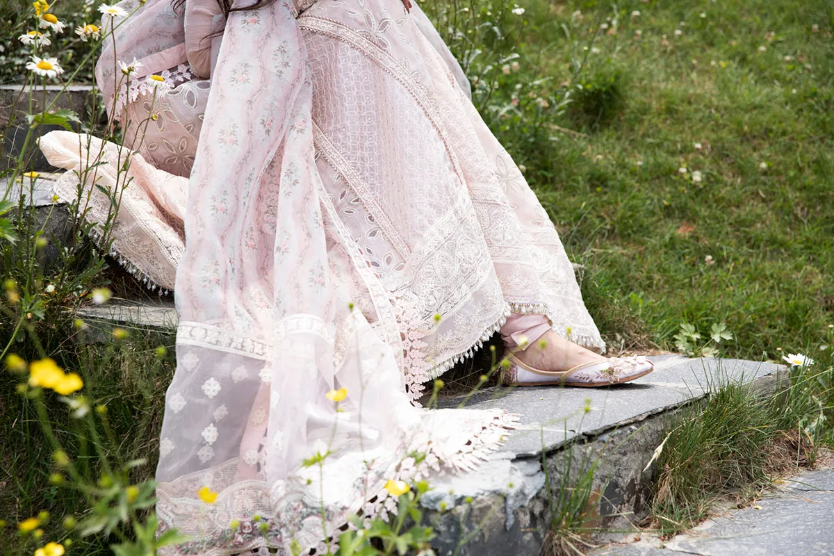 EB-08  DAISY | Qalamkar Rahi Luxury Festive Collection 2022 | Unstitched Embroidered Lawn Suits