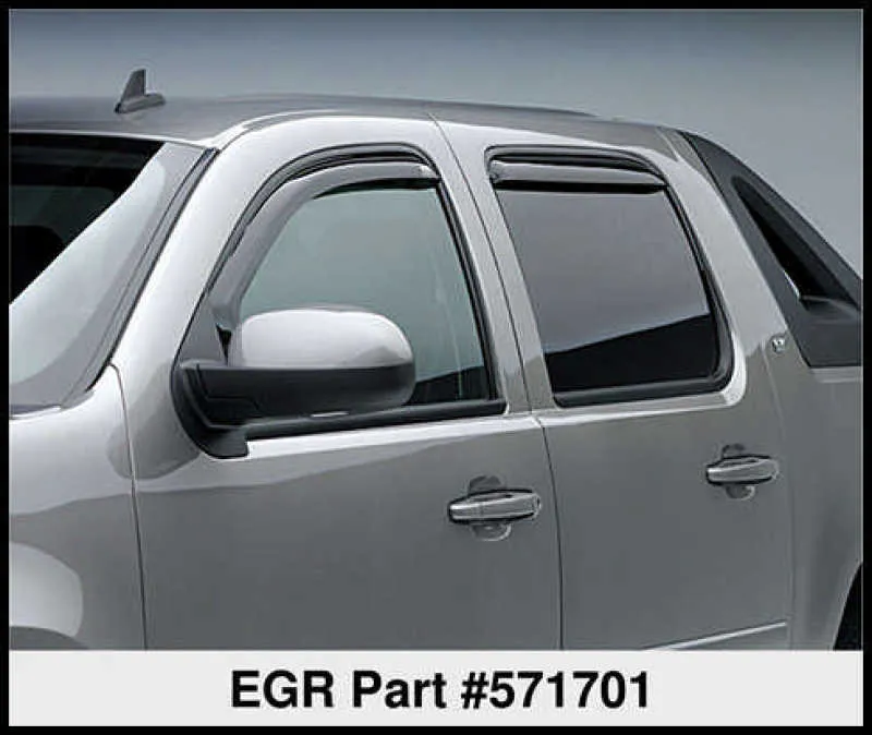 EGR 07  Chev Suburban/GMC Yukon XL In-Channel Window Visors - Set of 4 (571701)