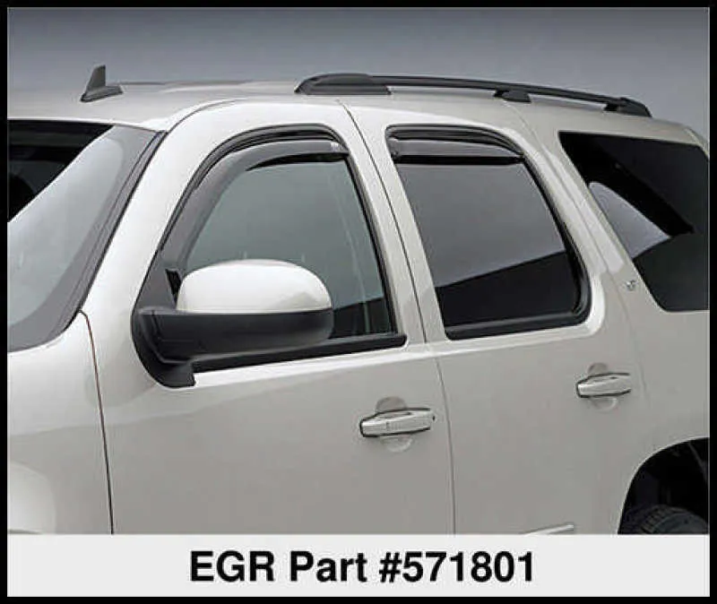 EGR 07  Chev Tahoe GMC Yukon 07  In-Channel Window Visors - Set of 4 (571801)