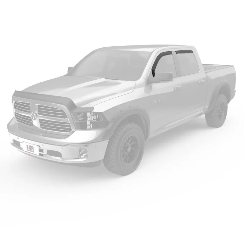 EGR 09  Dodge Ram Pickup Crew Cab In-Channel Window Visors - Set of 4 (572751)