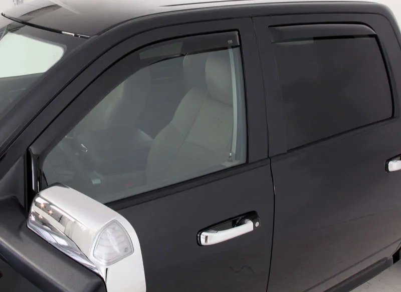 EGR 09  Dodge Ram Pickup Quad Cab In-Channel Window Visors - Set of 4 (572651)