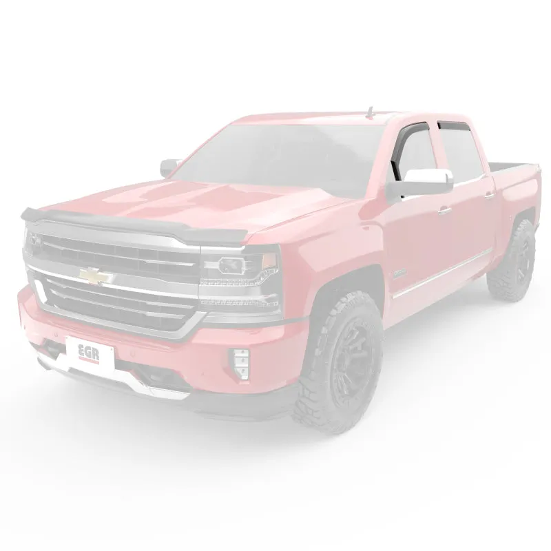 EGR 14  Chev Silverado/GMC Sierra Crw Cab In-Channel Window Visors - Set of 4 (571771)
