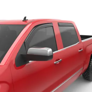 EGR 14  Chev Silverado/GMC Sierra Dbl Cab In-Channel Window Visors - Set of 4 - Matte (571675)
