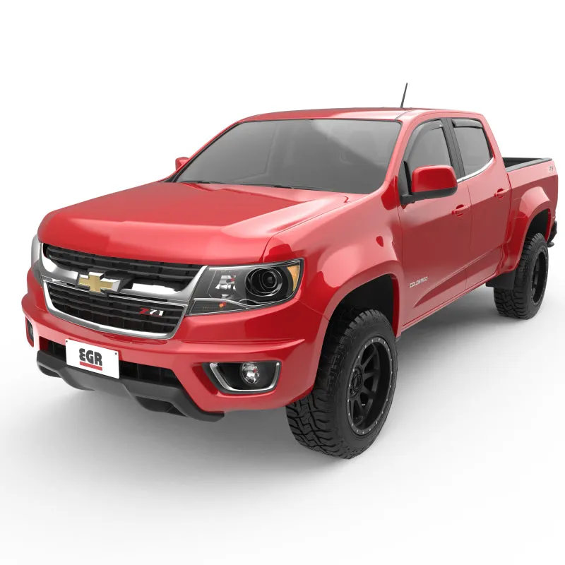 EGR 15  Chevy Colorado/GMC Canyon Crew Cab In-Channel Window Visors - Set of 4