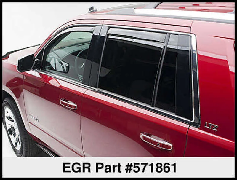 EGR 15  Chevy Tahoe/GMC Yukon In-Channel Window Visors - Set of 4 (571861)