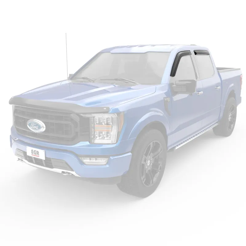 EGR 15  Ford F150 Crew Cab Tape-On Window Visors - Set of 4