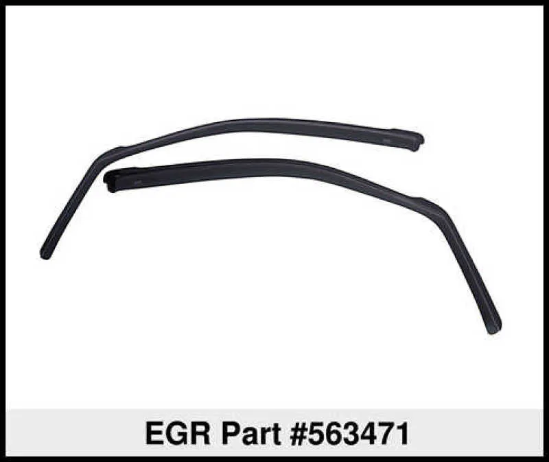 EGR 15  Ford F150 Regular Cab In-Channel Window Visors - Set of 2 (563471)