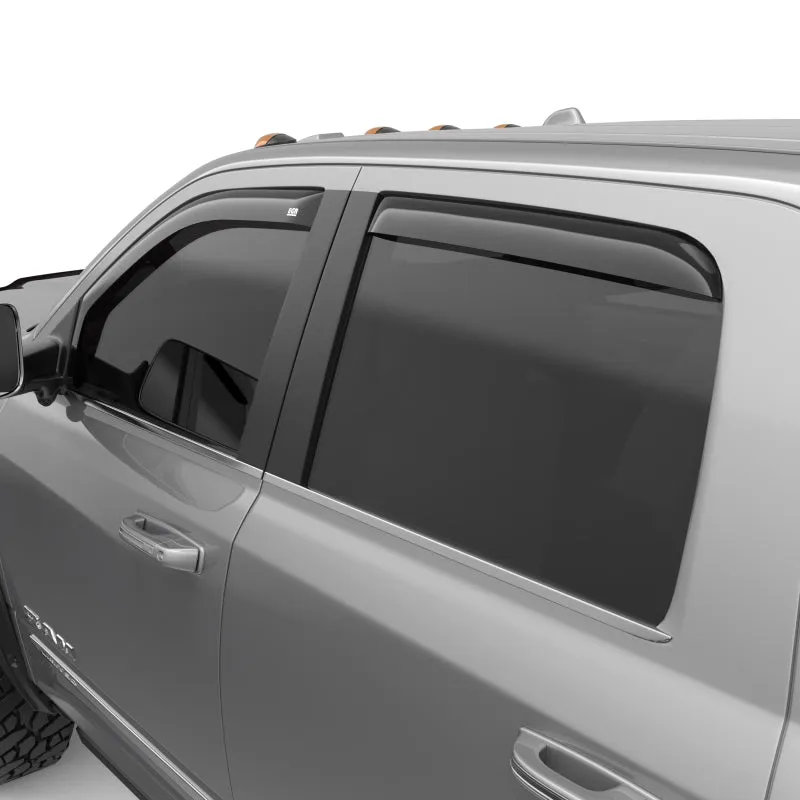 EGR 2020  Ram HD Crew/Mega Cab In-Channel Window Visors Set of 4 - Dark Smoke