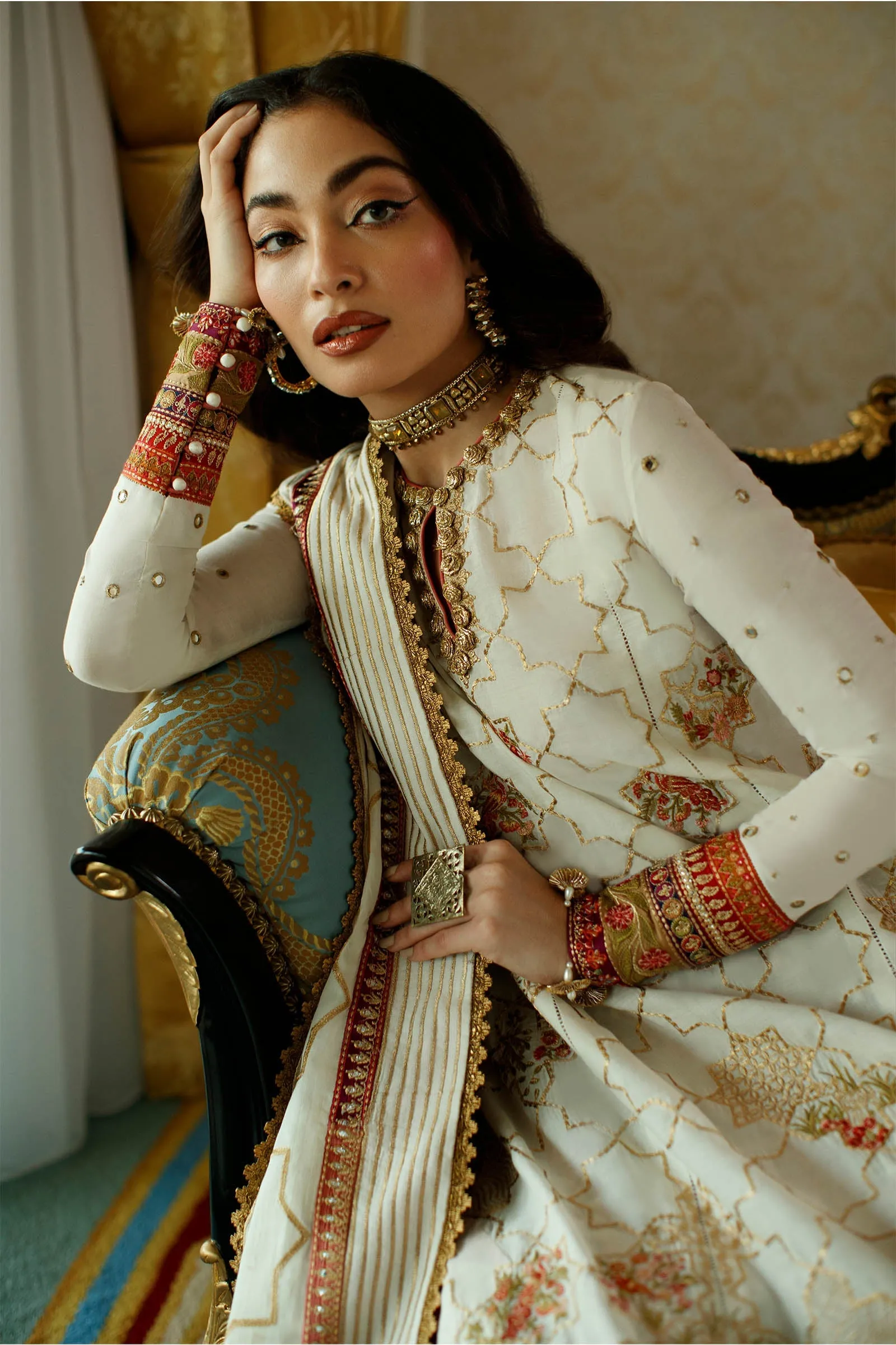 EL22-15 B (NADINE)  | Elan Lawn 2022 | Unstitched Embroidered Lawn Suit