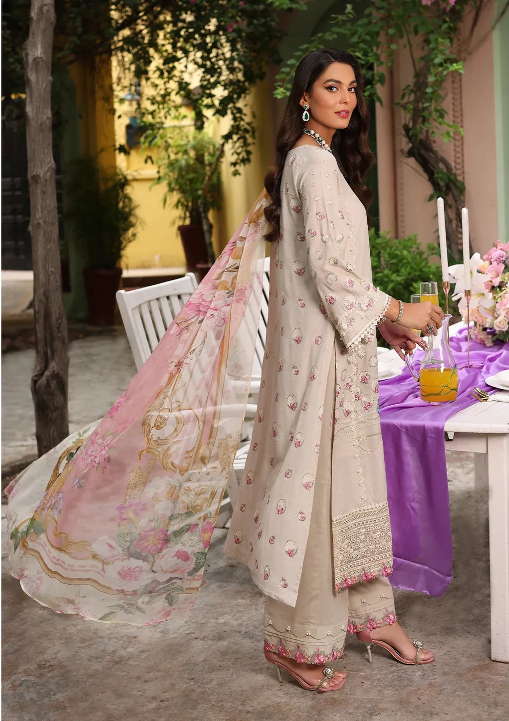 ELAF | LUXE BY ELAF 2023 - Luxury Embroidered Collection |ELJ-01A CECELIA